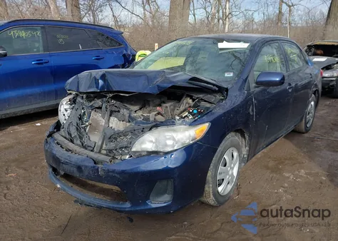 2013 Toyota Corolla L from USA, damaged, VIN 5YFBU4EE2DP188444